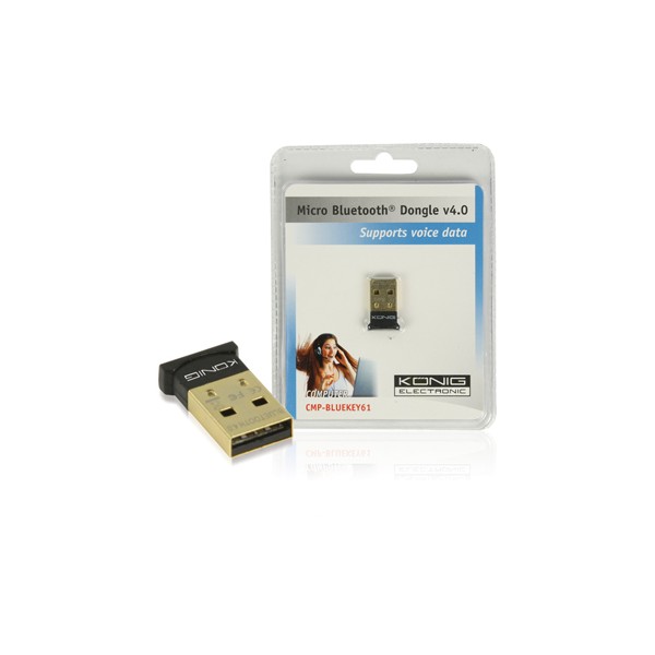 KONIG - Adaptateur Bluetooth V4.0, portée 20 m, USB 2.0 - KYUBEEK